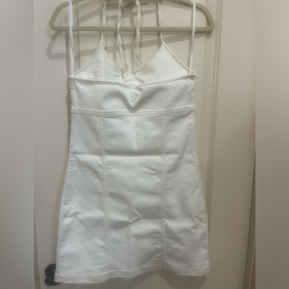 Aerie white denim dress. New with Tags. - Picture 2 of 4